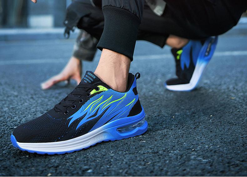 Men's Air Cushion Mesh Running Shoes For Walking Gym Jogging Training Fitness