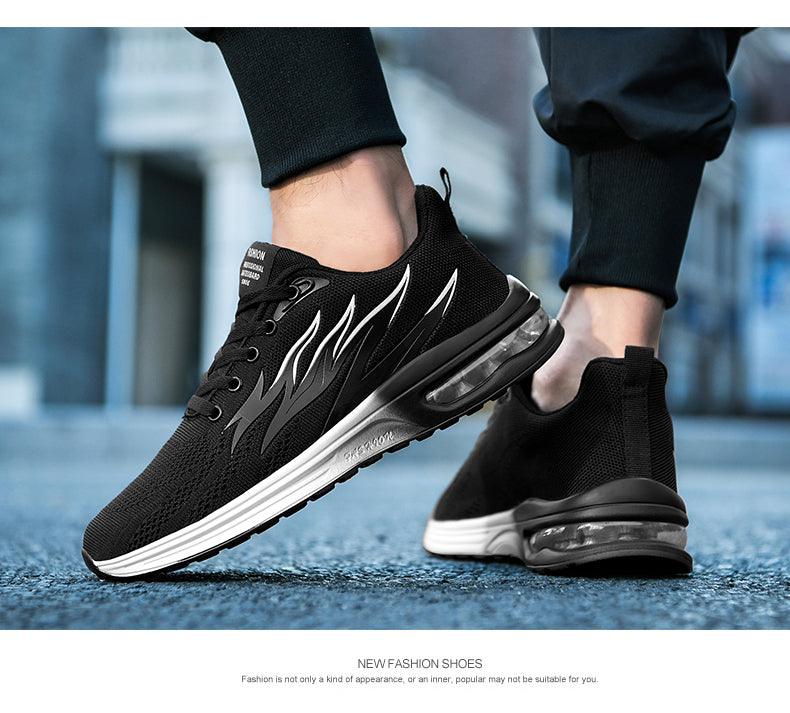 Men's Air Cushion Mesh Running Shoes For Walking Gym Jogging Training Fitness