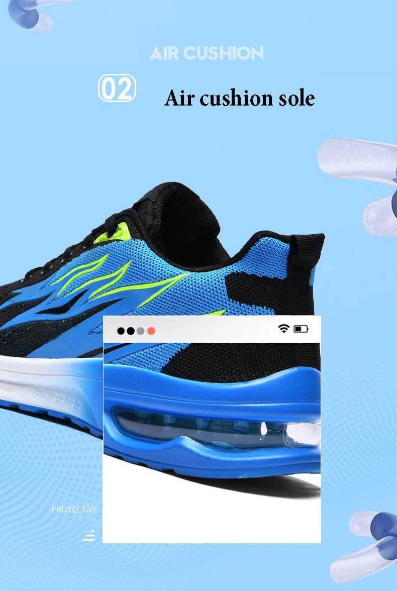Men's Air Cushion Mesh Running Shoes For Walking Gym Jogging Training Fitness