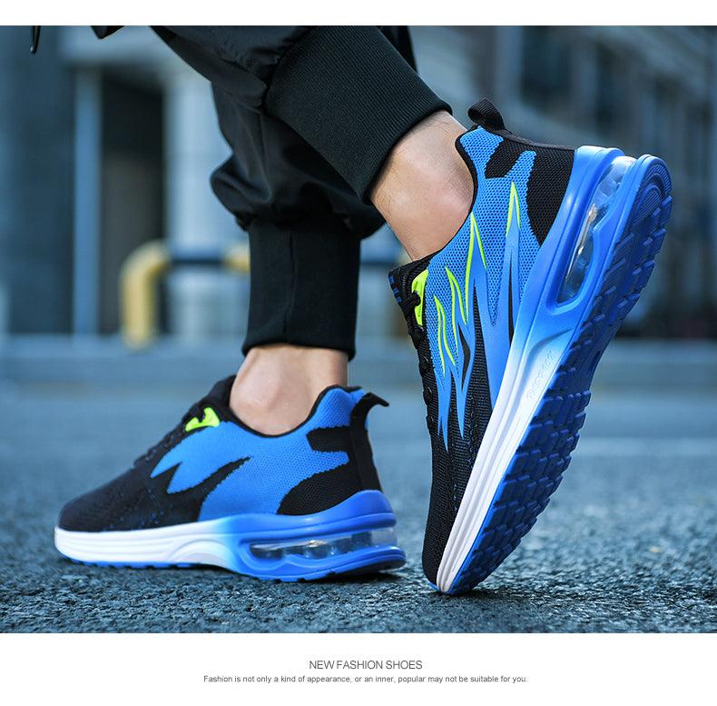 Men's Air Cushion Mesh Running Shoes For Walking Gym Jogging Training Fitness