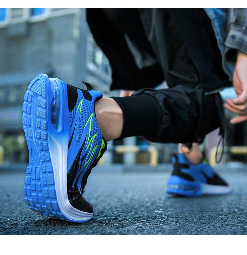 Men's Air Cushion Mesh Running Shoes For Walking Gym Jogging Training Fitness