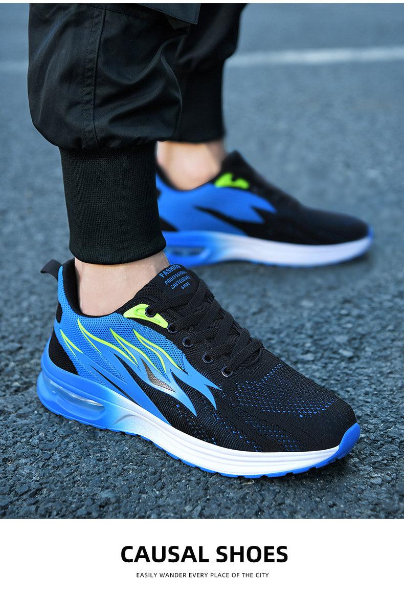 Men's Air Cushion Mesh Running Shoes For Walking Gym Jogging Training Fitness