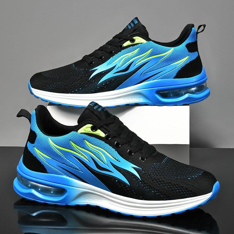 Men's Air Cushion Mesh Running Shoes For Walking Gym Jogging Training Fitness