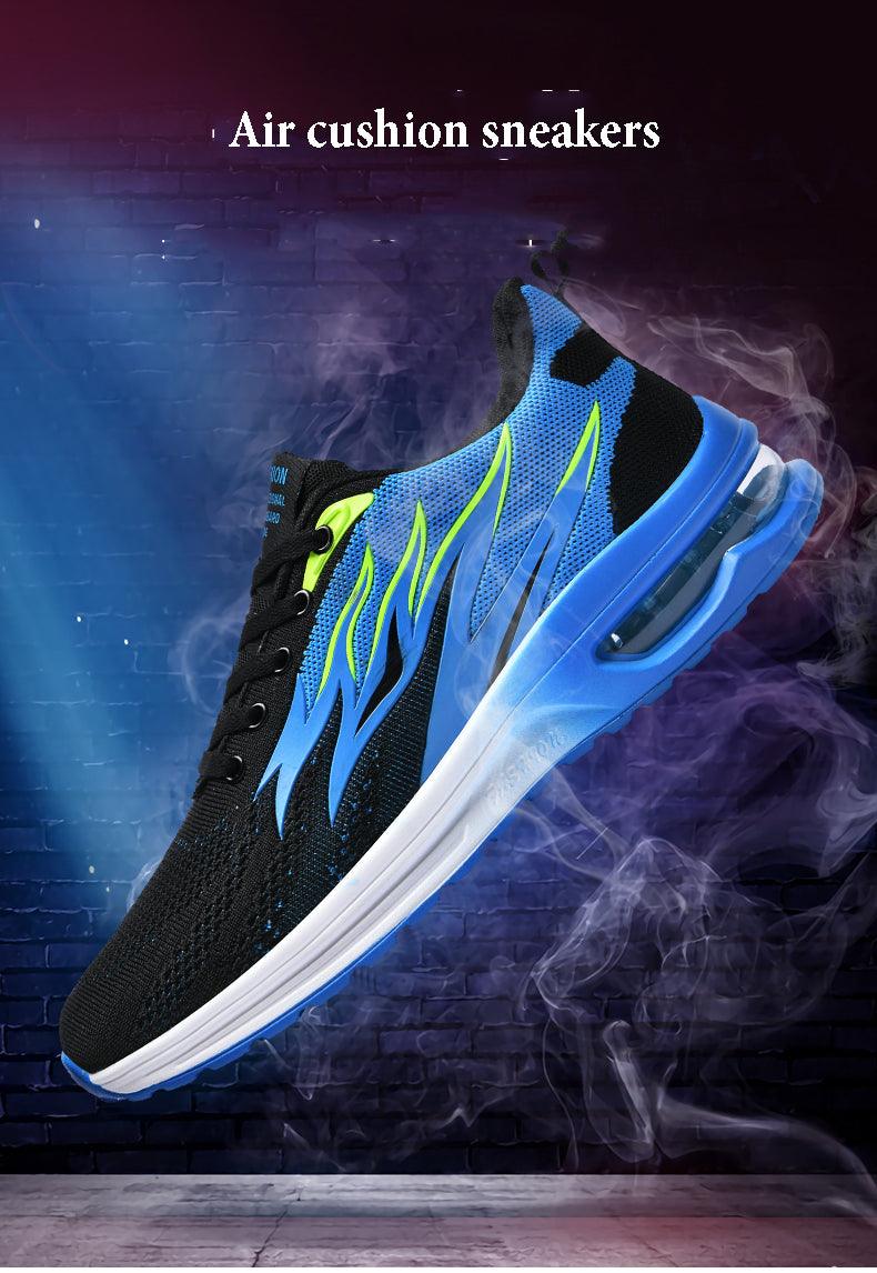Men's Air Cushion Mesh Running Shoes For Walking Gym Jogging Training Fitness