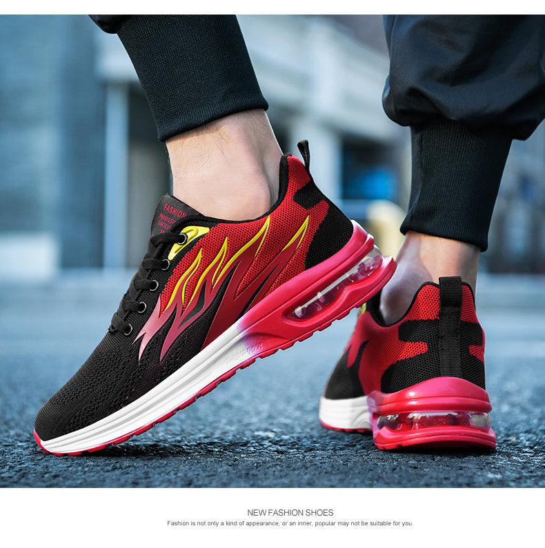 Men's Air Cushion Mesh Running Shoes For Walking Gym Jogging Training Fitness