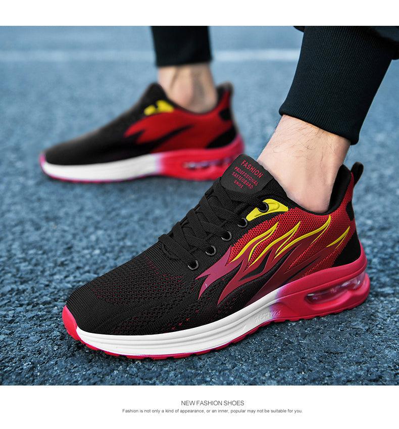 Men's Air Cushion Mesh Running Shoes For Walking Gym Jogging Training Fitness