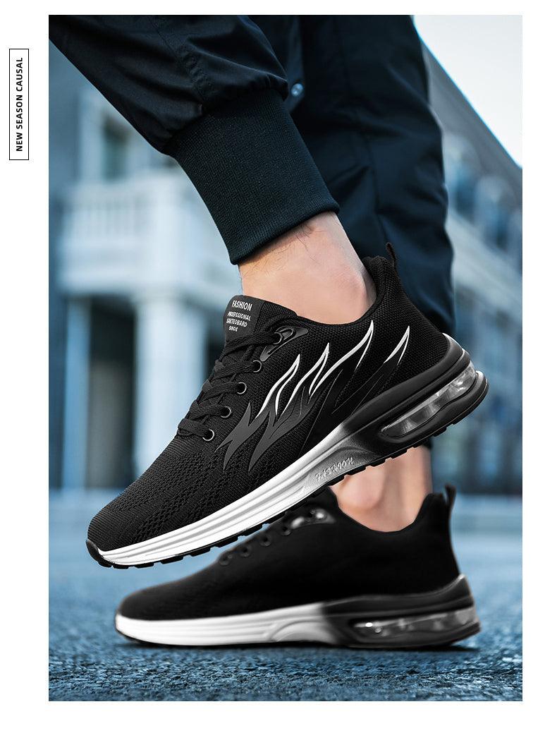 Men's Air Cushion Mesh Running Shoes For Walking Gym Jogging Training Fitness