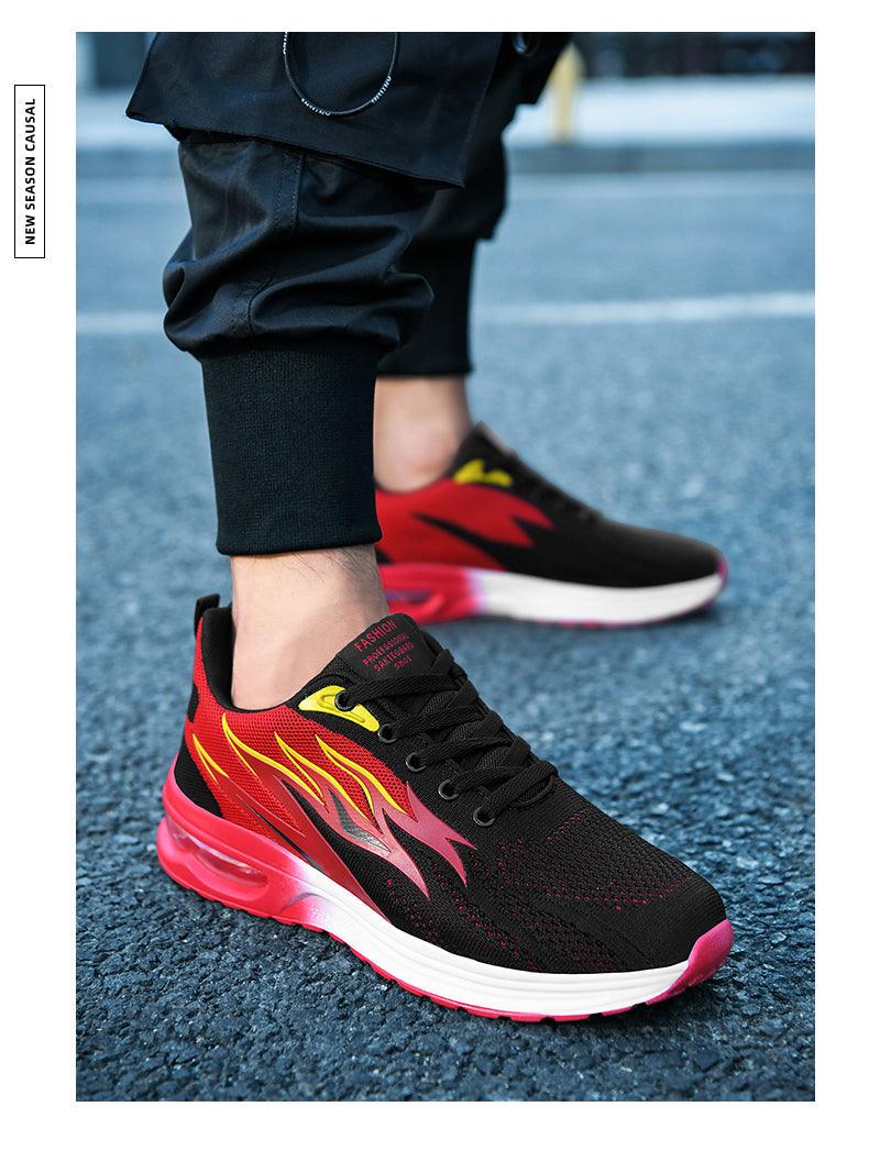 Men's Air Cushion Mesh Running Shoes For Walking Gym Jogging Training Fitness