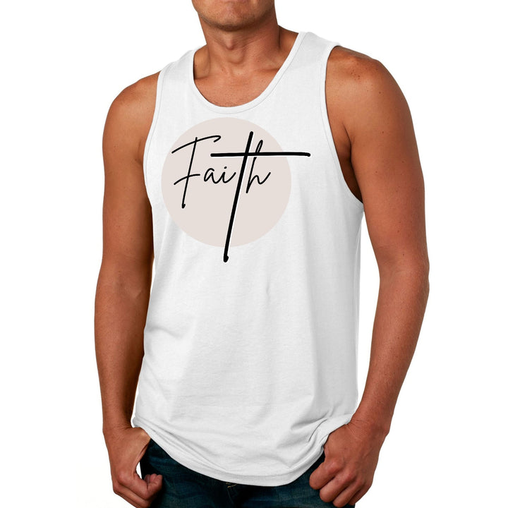Men's Fitness Tank Top Graphic T-shirt Faith - Christian Affirmation