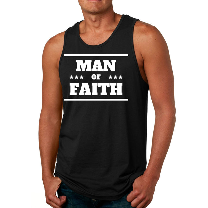 Men's Fitness Tank Top Graphic T-shirt Man of Faith