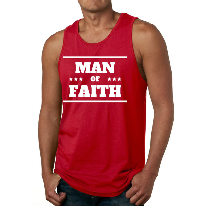Men's Fitness Tank Top Graphic T-shirt Man of Faith