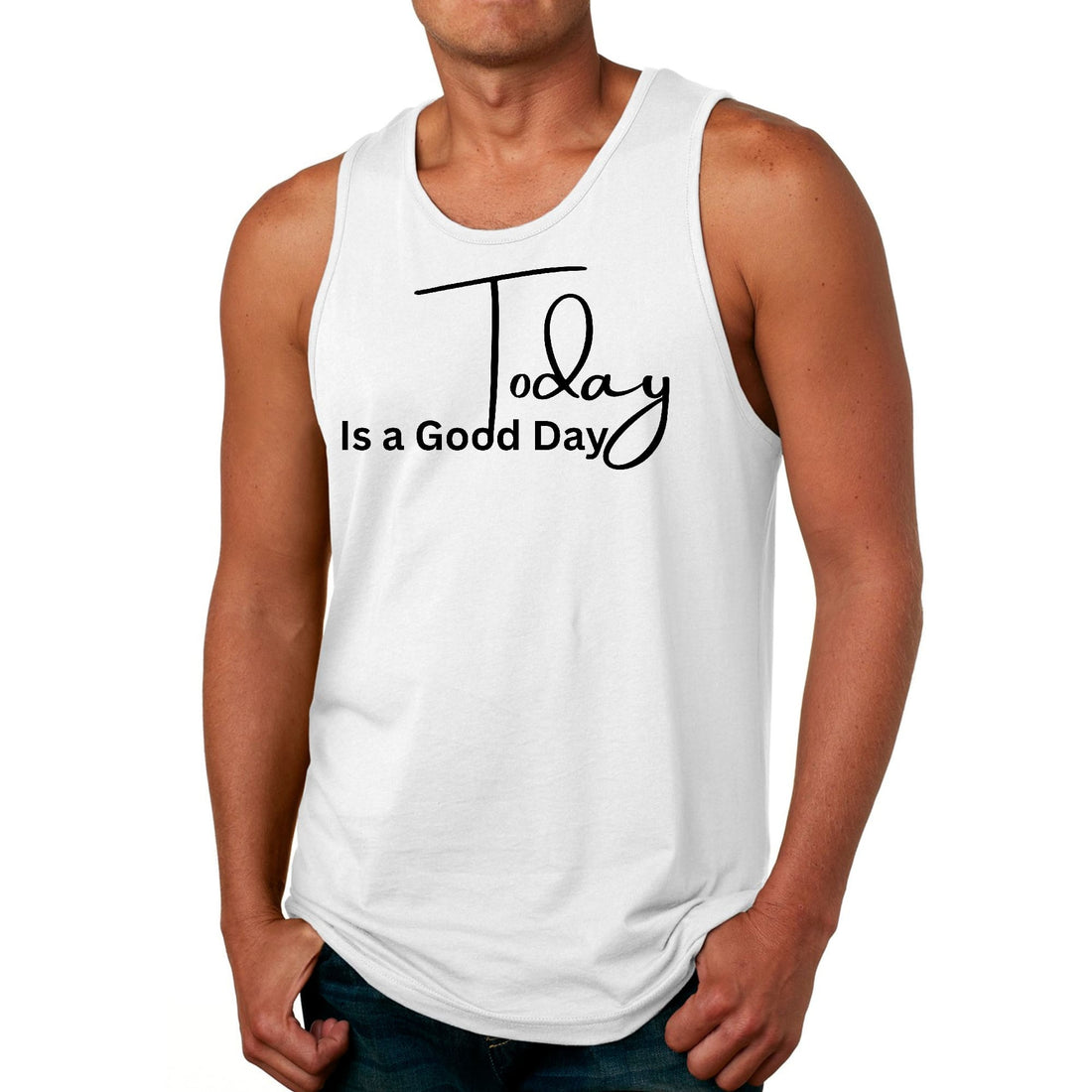 Men's Fitness Tank Top Graphic T-shirt Today is a Good Day