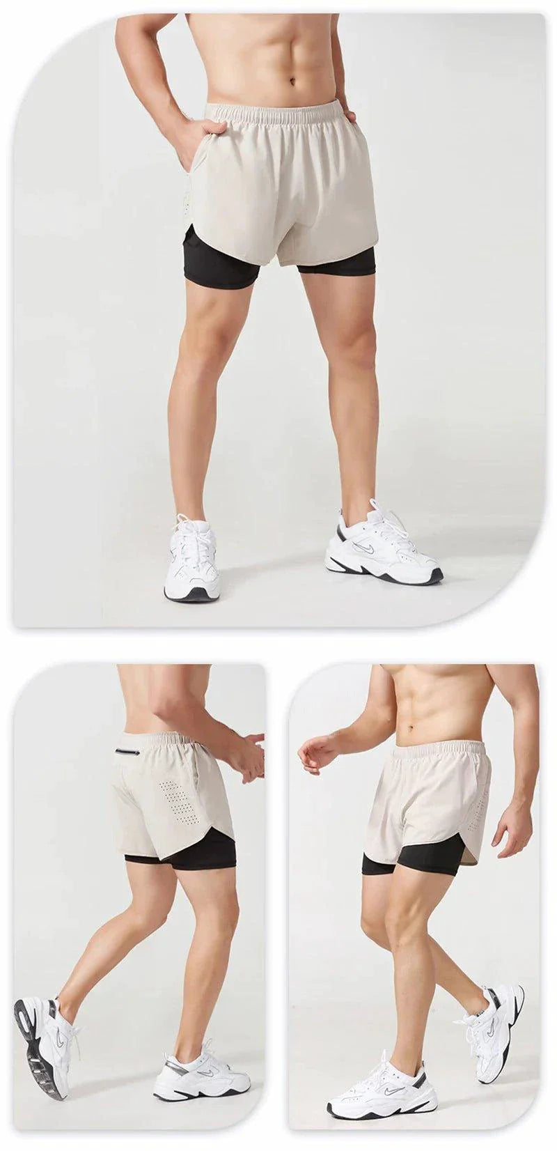 Men's Quick-drying Fitness Running Shorts