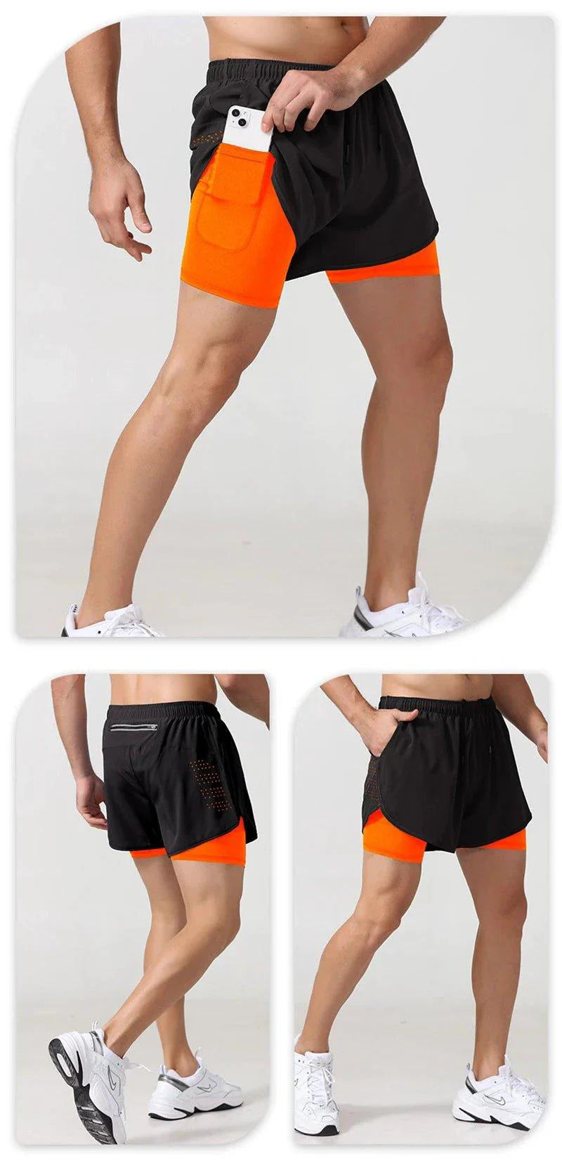 Men's Quick-drying Fitness Running Shorts