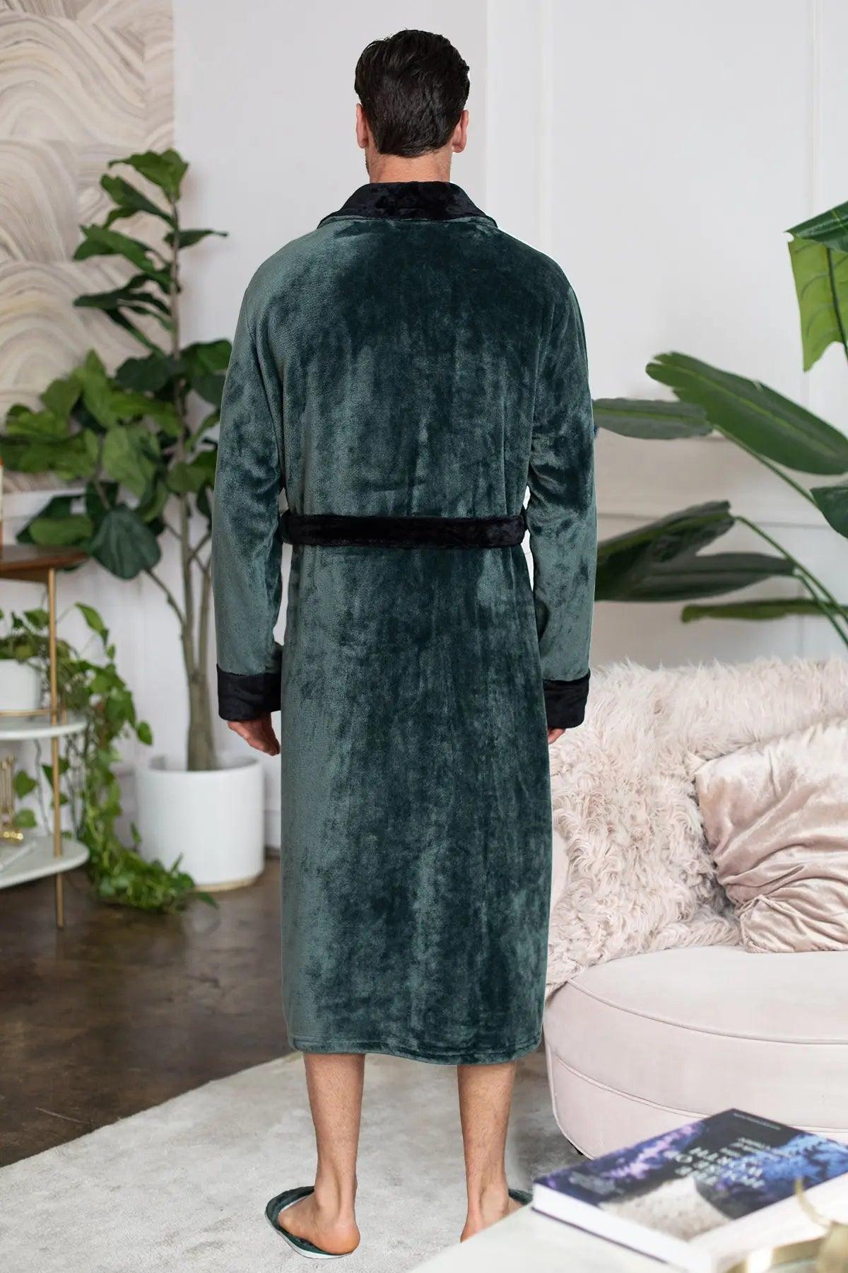 Men'sCozy Plush Robes – Built for Comfort, Designed to Last
