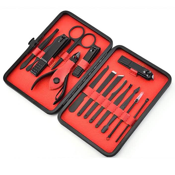 18-Piece Nail Clippers Trimming Tool Set
