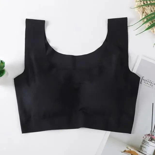 New Incredible Women's Seamless Padded Push Up Yoga Sports Bra Plus Size