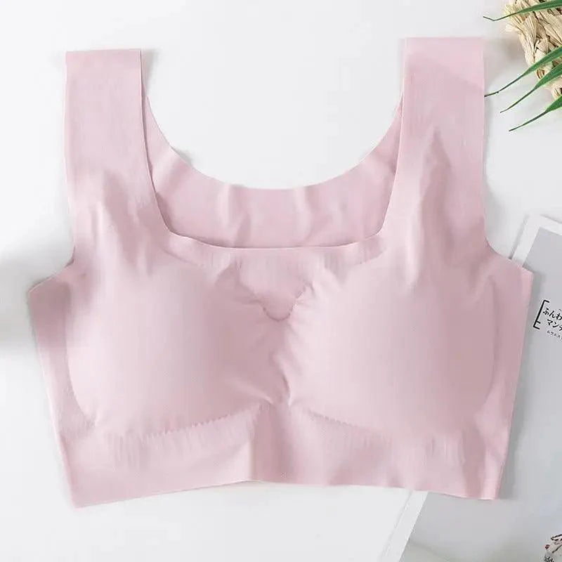 New Incredible Women's Seamless Padded Push Up Yoga Sports Bra Plus Size