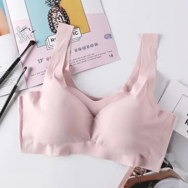 New Incredible Women's Seamless Padded Push Up Yoga Sports Bra Plus Size