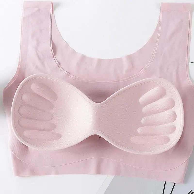 New Incredible Women's Seamless Padded Push Up Yoga Sports Bra Plus Size