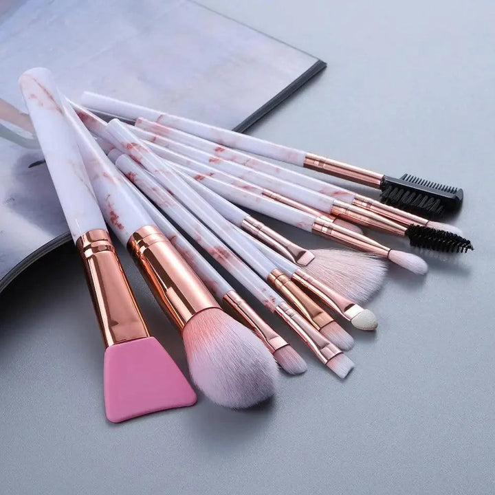 New Luxurious 12/8/5pcs Eye Lip Makeup Brushes Set Eyebrow Comb Eyelash Sponge Eyeshadow Edge Control Brush Cosmetics