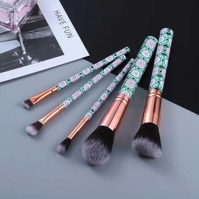New Luxurious 12/8/5pcs Eye Lip Makeup Brushes Set Eyebrow Comb Eyelash Sponge Eyeshadow Edge Control Brush Cosmetics