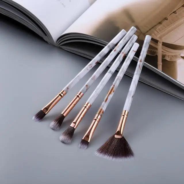 New Luxurious 12/8/5pcs Eye Lip Makeup Brushes Set Eyebrow Comb Eyelash Sponge Eyeshadow Edge Control Brush Cosmetics