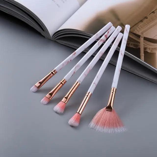 New Luxurious 12/8/5pcs Eye Lip Makeup Brushes Set Eyebrow Comb Eyelash Sponge Eyeshadow Edge Control Brush Cosmetics