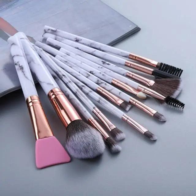 New Luxurious 12/8/5pcs Eye Lip Makeup Brushes Set Eyebrow Comb Eyelash Sponge Eyeshadow Edge Control Brush Cosmetics