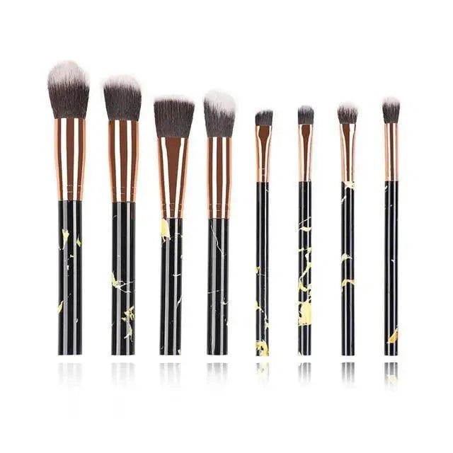 New Luxurious 12/8/5pcs Eye Lip Makeup Brushes Set Eyebrow Comb Eyelash Sponge Eyeshadow Edge Control Brush Cosmetics