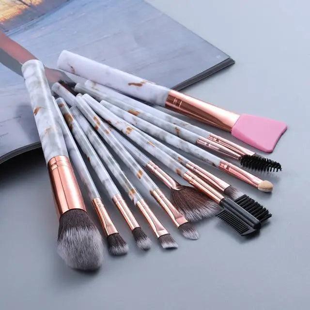 New Luxurious 12/8/5pcs Eye Lip Makeup Brushes Set Eyebrow Comb Eyelash Sponge Eyeshadow Edge Control Brush Cosmetics