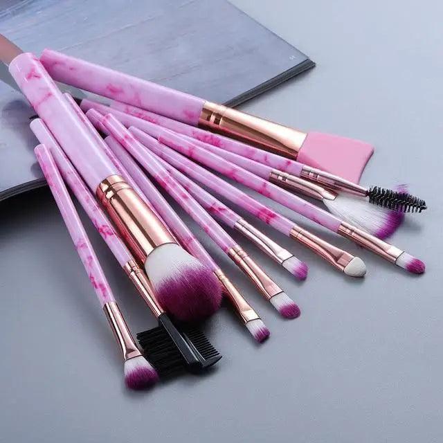 New Luxurious 12/8/5pcs Eye Lip Makeup Brushes Set Eyebrow Comb Eyelash Sponge Eyeshadow Edge Control Brush Cosmetics