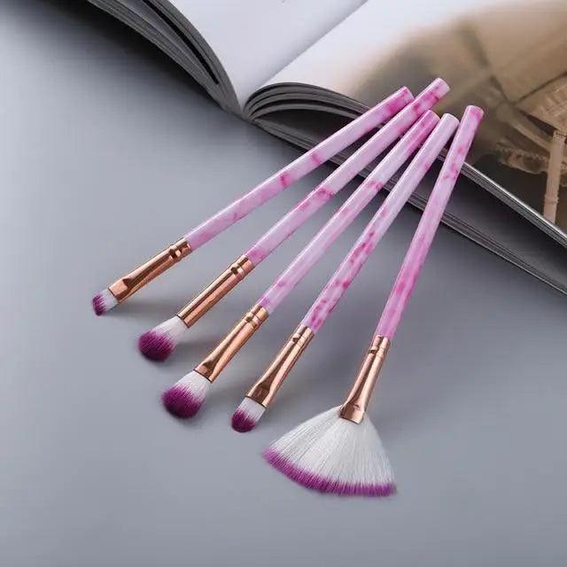 New Luxurious 12/8/5pcs Eye Lip Makeup Brushes Set Eyebrow Comb Eyelash Sponge Eyeshadow Edge Control Brush Cosmetics