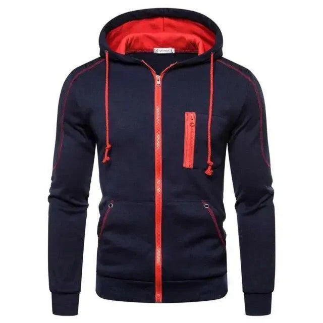 New Men's Jacket Fleece Hooded Streetwear Sweatshirts