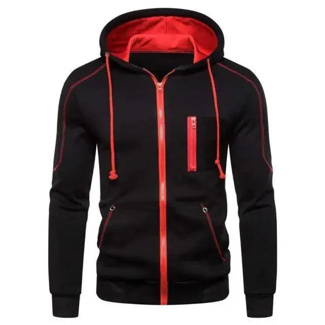 New Men's Jacket Fleece Hooded Streetwear Sweatshirts