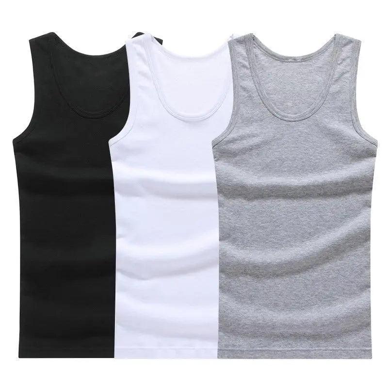 New Sale 100% Soft Cotton Men's Modern  Sleeveless Muscle Tank Top