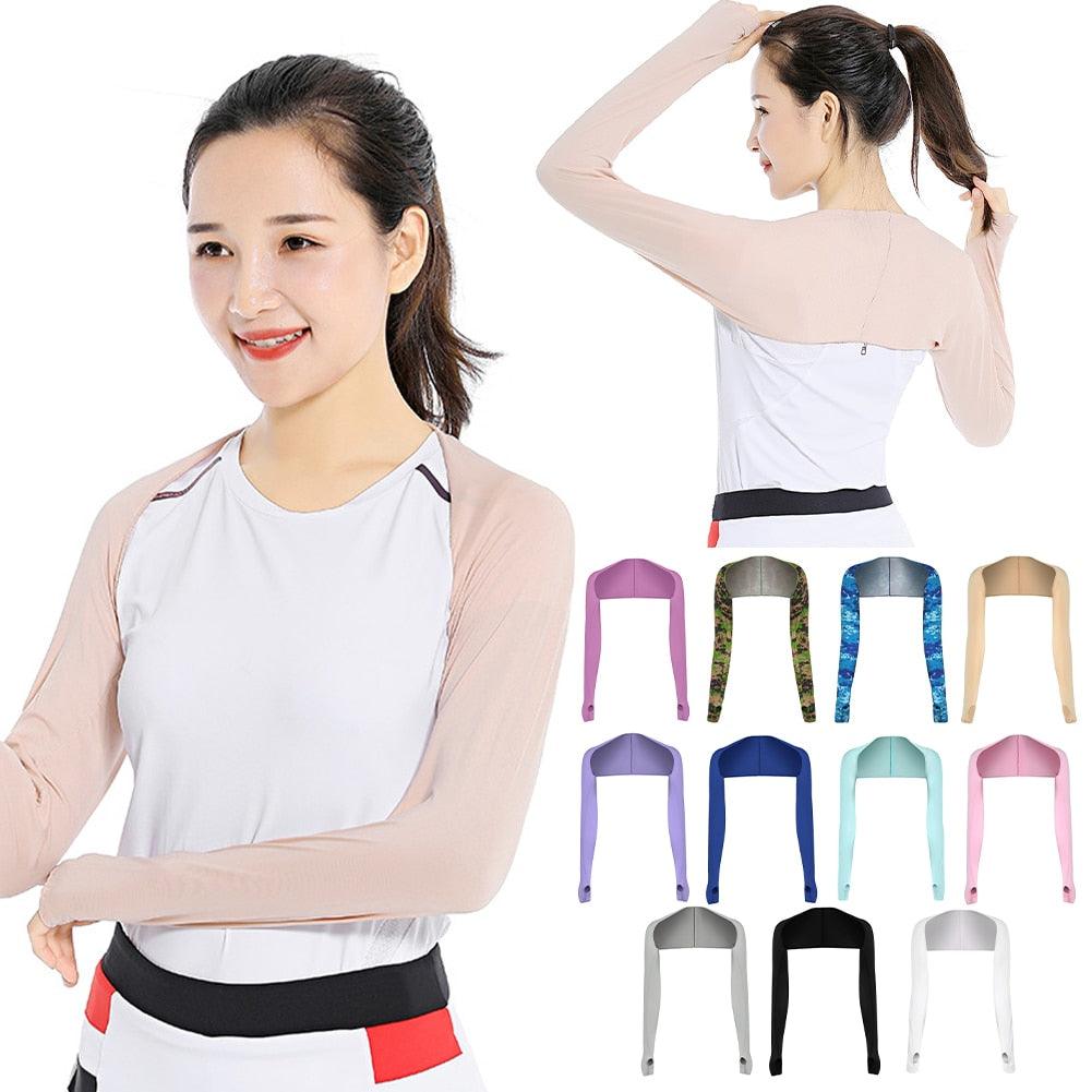 New Women's Long Arm Cover Golf Shawl Sleeves
