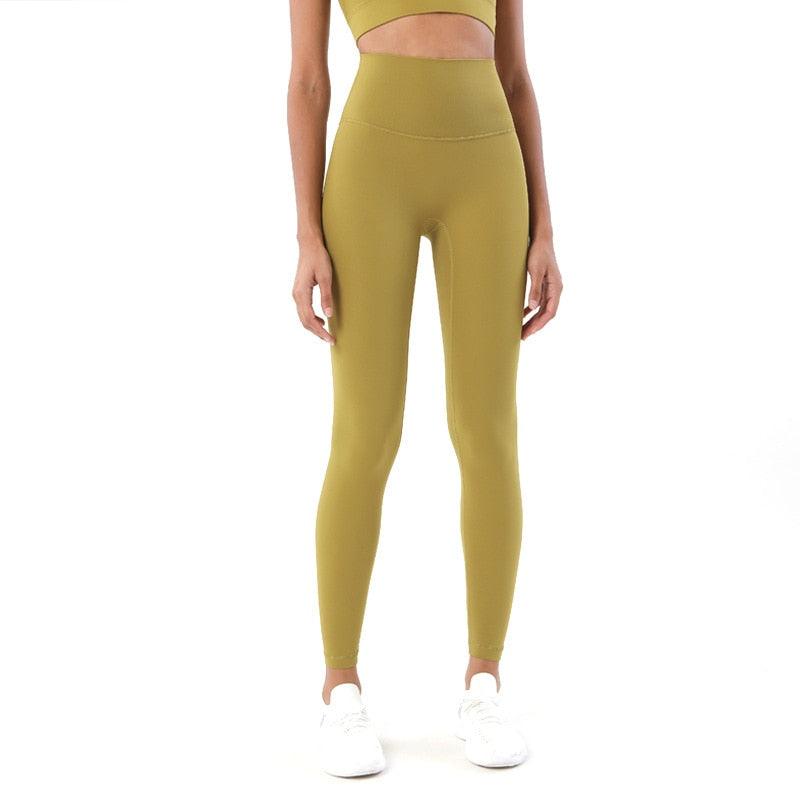 New Women's Stretchable Yoga Leggings with Tight High Waist and Pockets