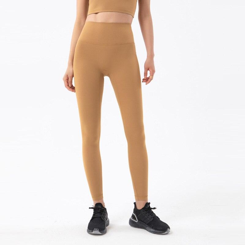 New Women's Stretchable Yoga Leggings with Tight High Waist and Pockets