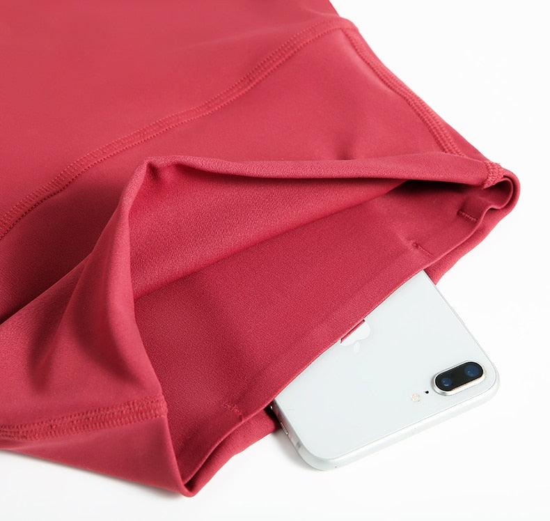 New Women's Stretchable Yoga Leggings with Tight High Waist and Pockets