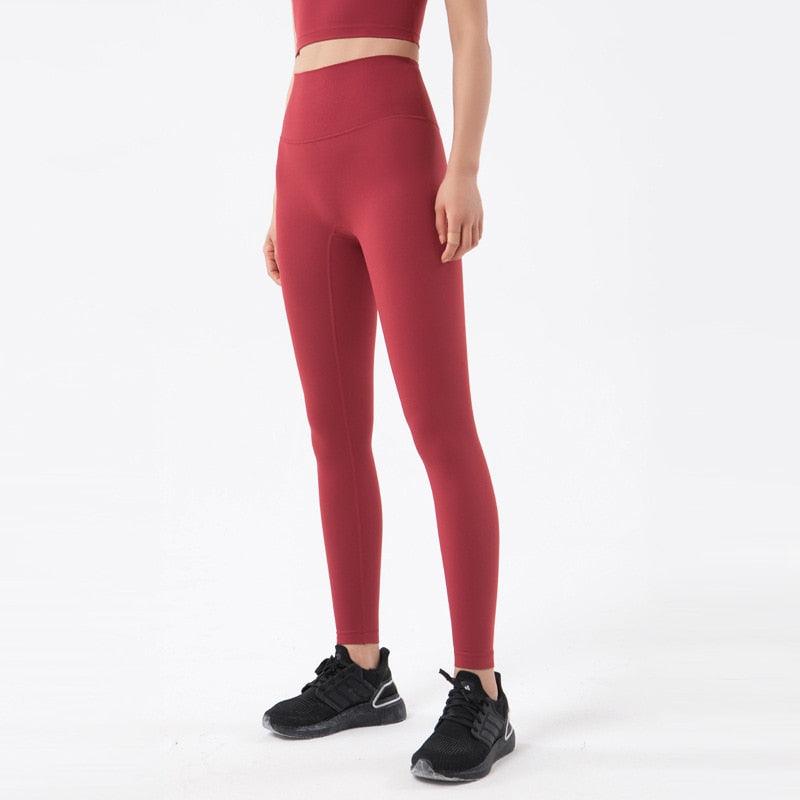 New Women's Stretchable Yoga Leggings with Tight High Waist and Pockets