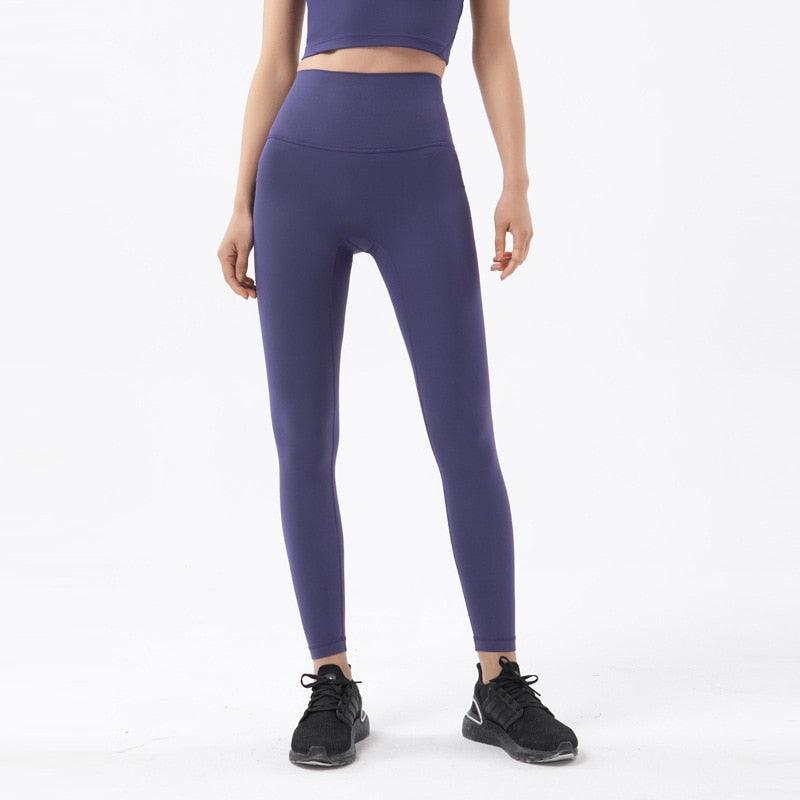 New Women's Stretchable Yoga Leggings with Tight High Waist and Pockets
