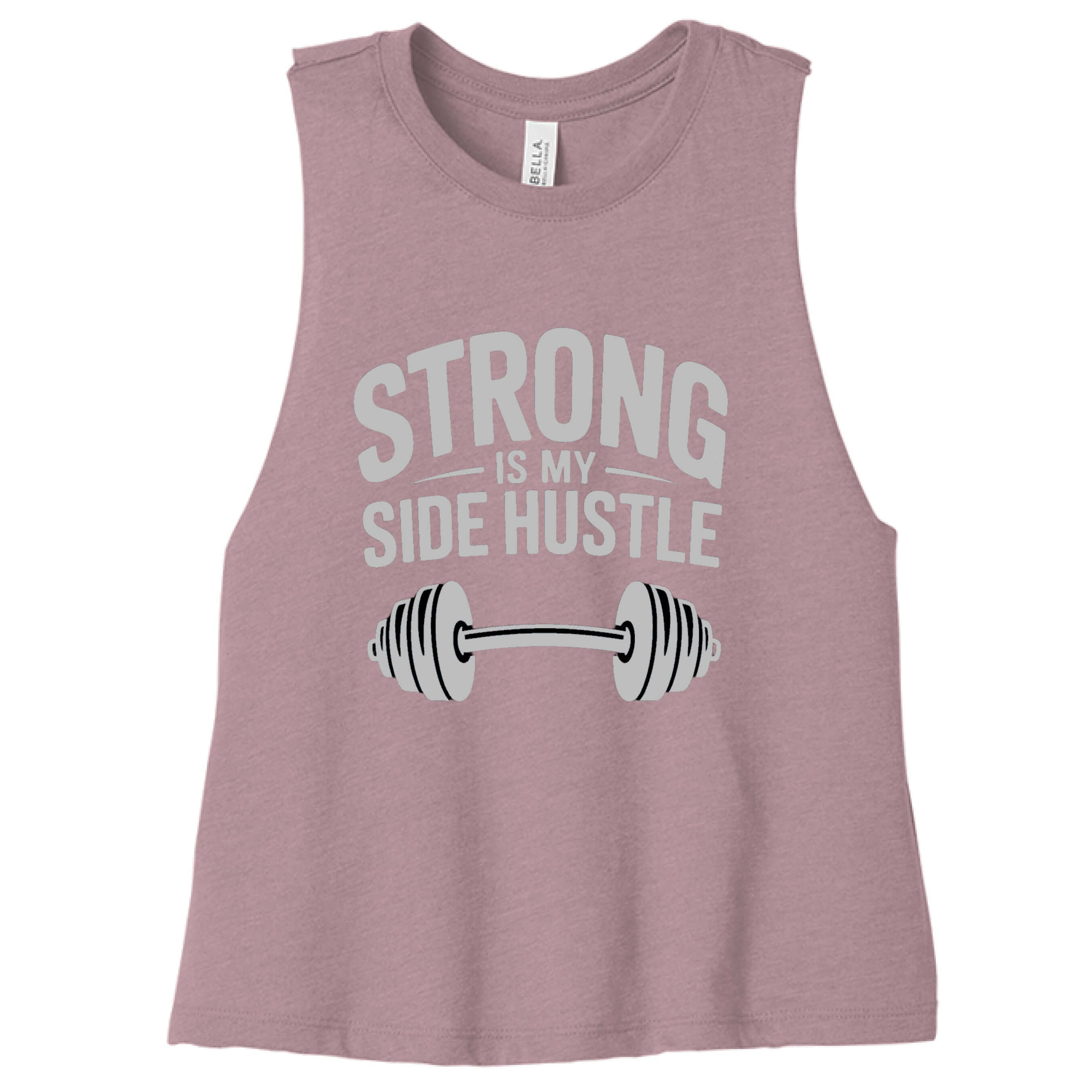 Women's "Strong is My Side Hustle" Racerback Tank