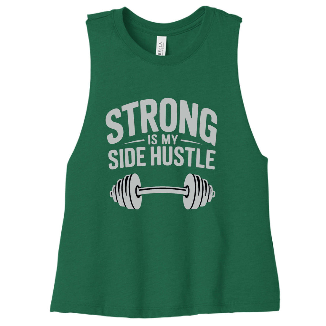 Women's "Strong is My Side Hustle" Racerback Tank