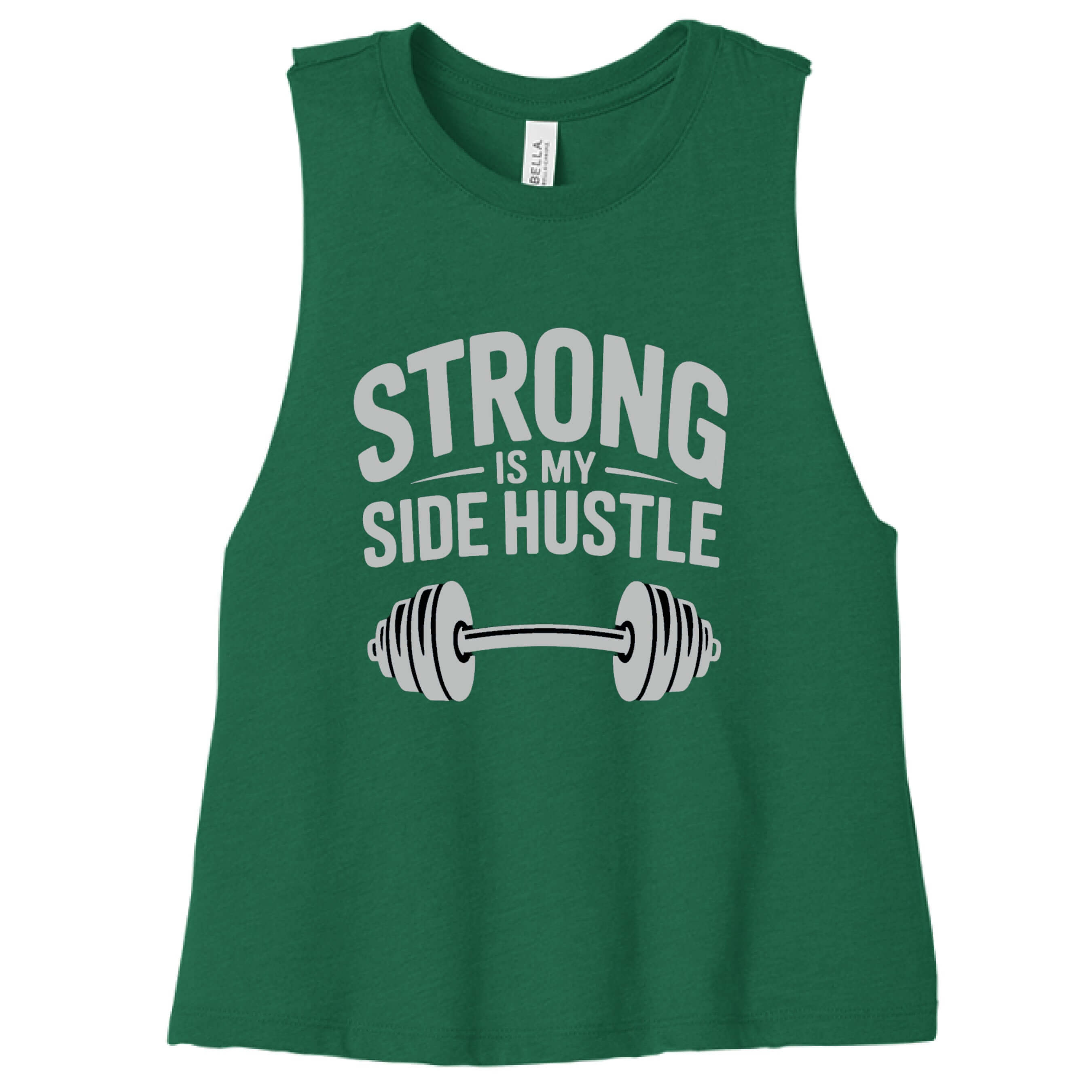 Women's "Strong is My Side Hustle" Racerback Tank