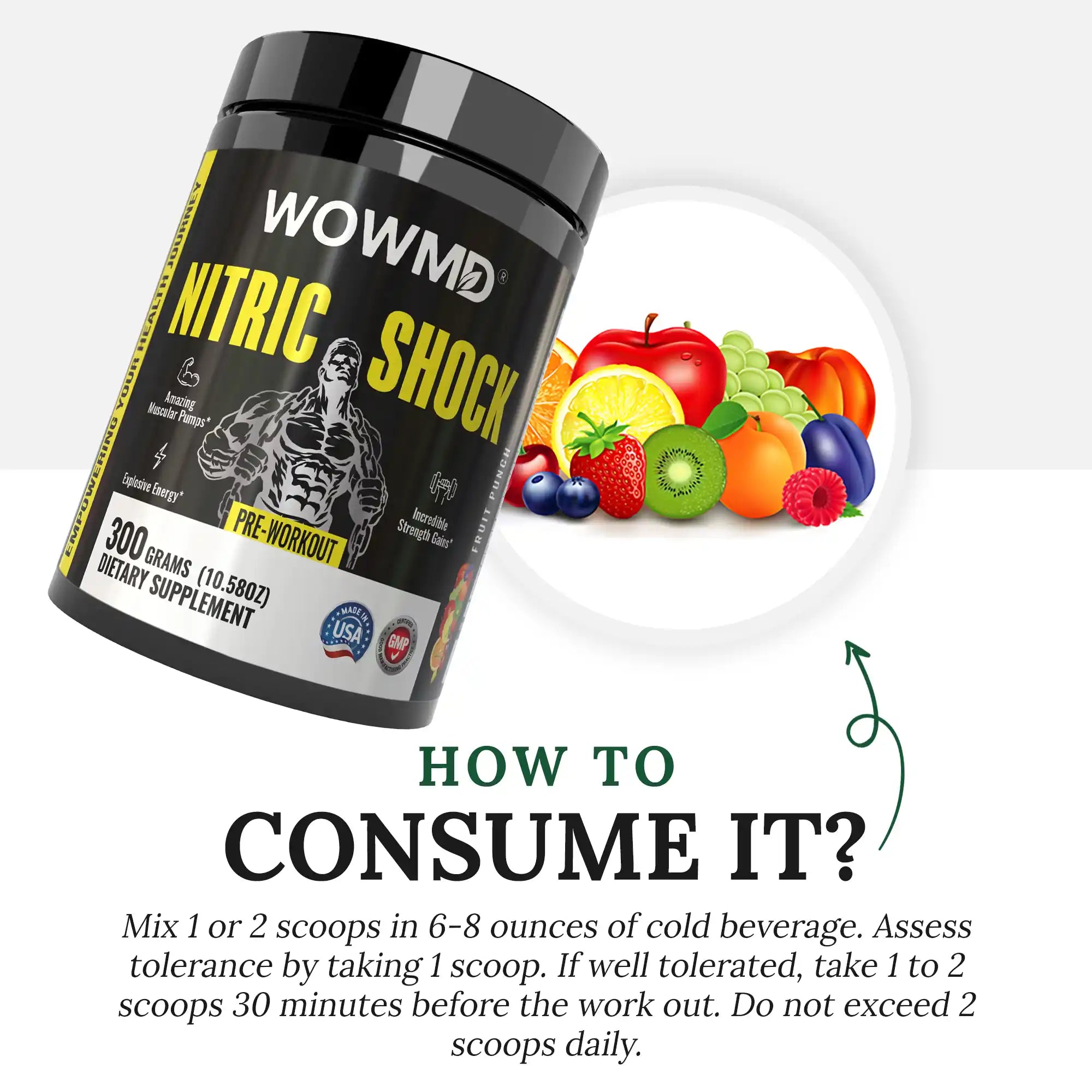 WOWMD Nitric Shock Pre-Workout