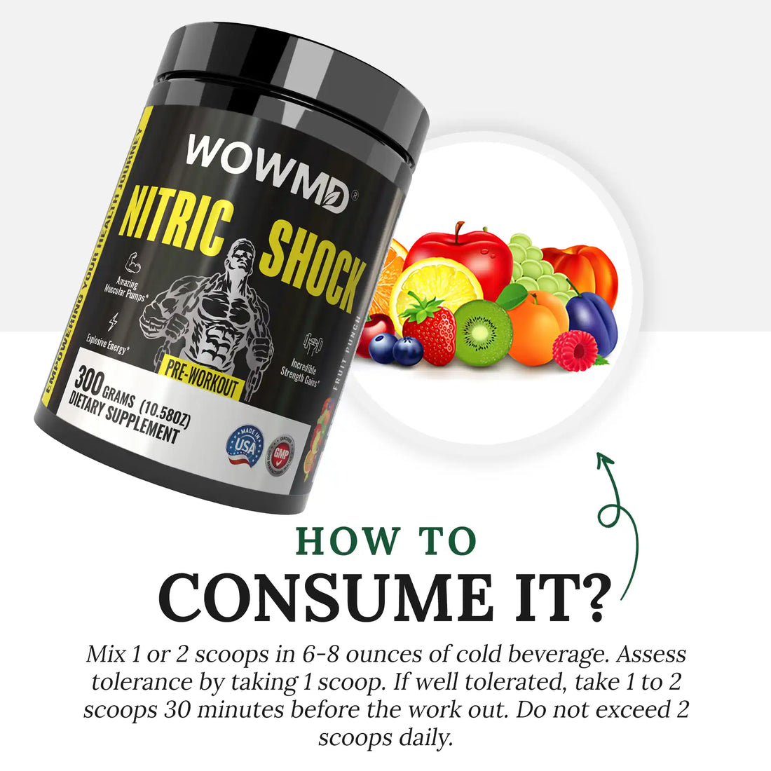 WOWMD Nitric Shock Pre-Workout