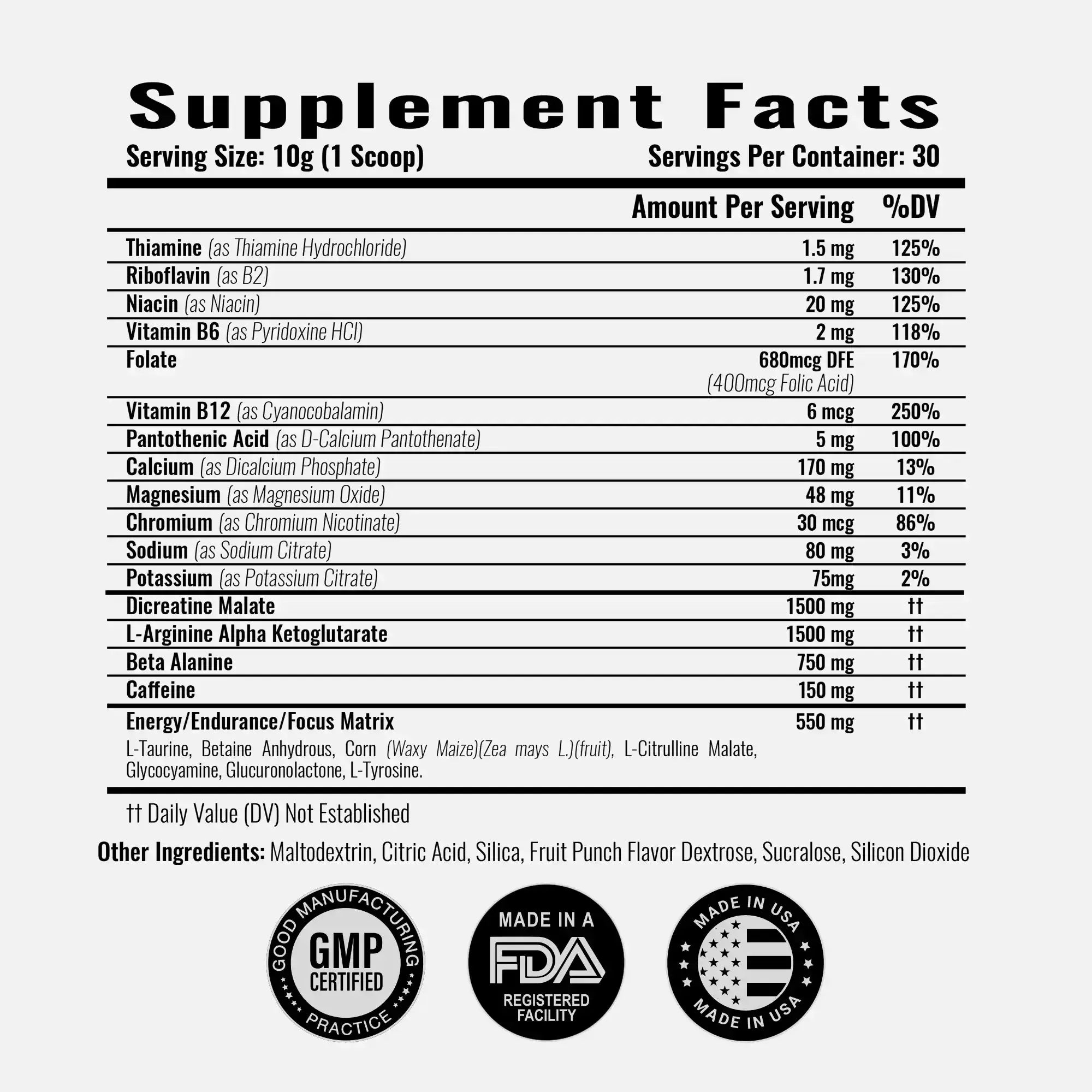 WOWMD Nitric Shock Pre-Workout