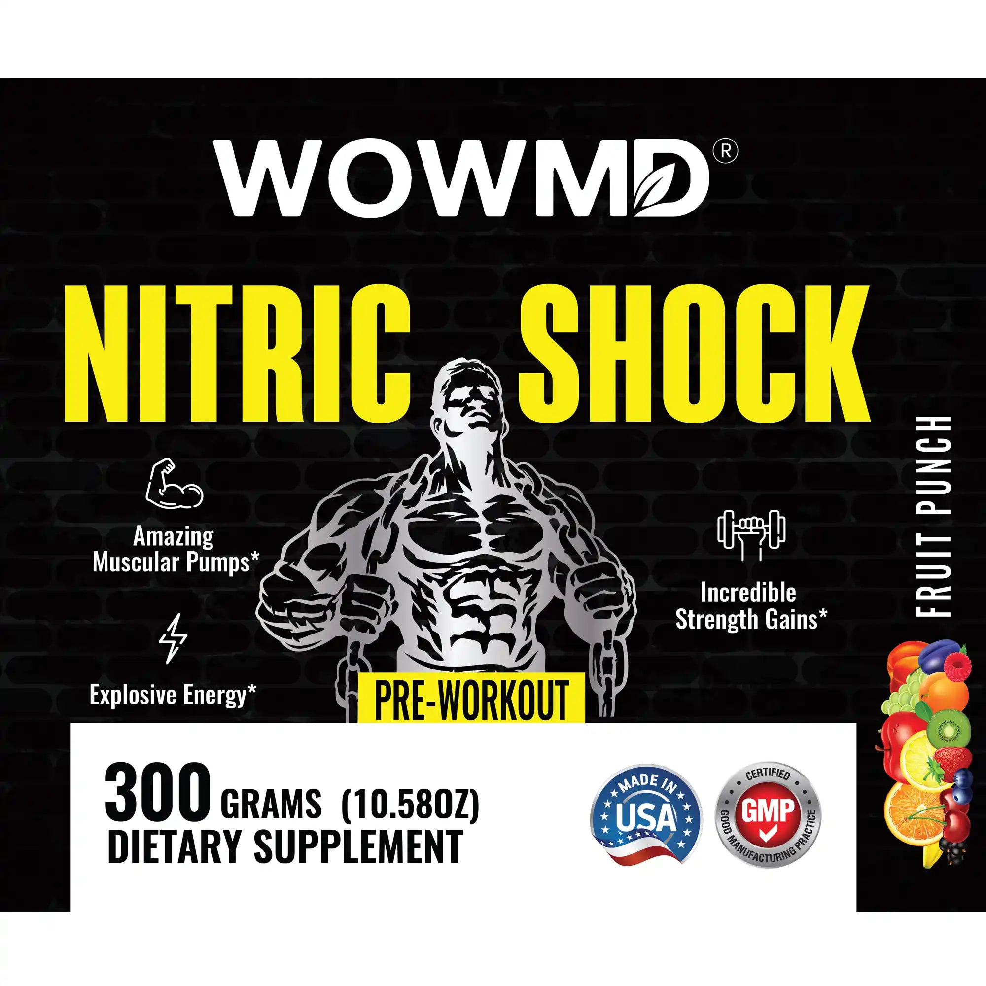 WOWMD Nitric Shock Pre-Workout
