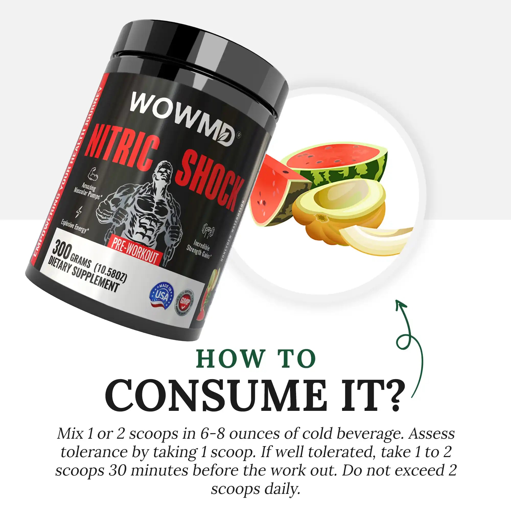 WOWMD Nitric Shock Pre-Workout